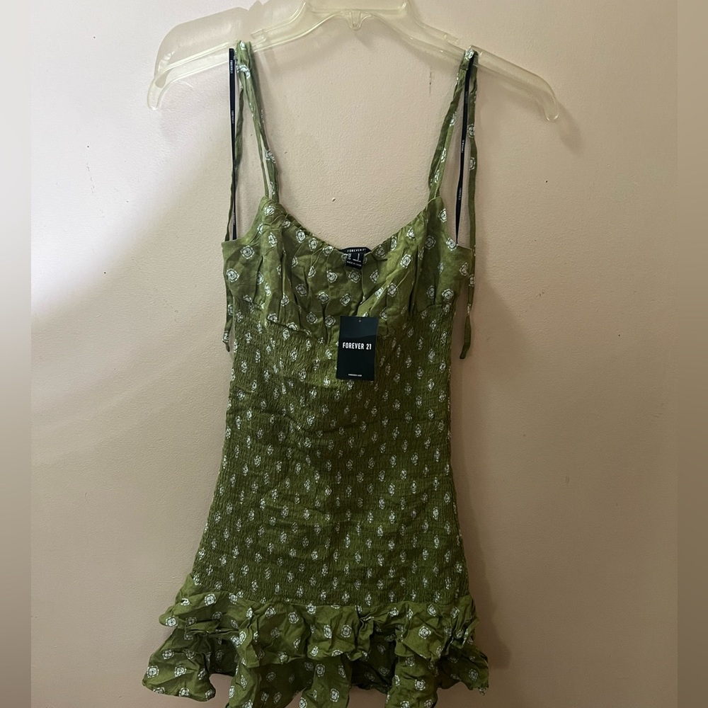 New green woman’s Sunday dress size small